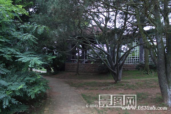 青岛中山公园回廊亭