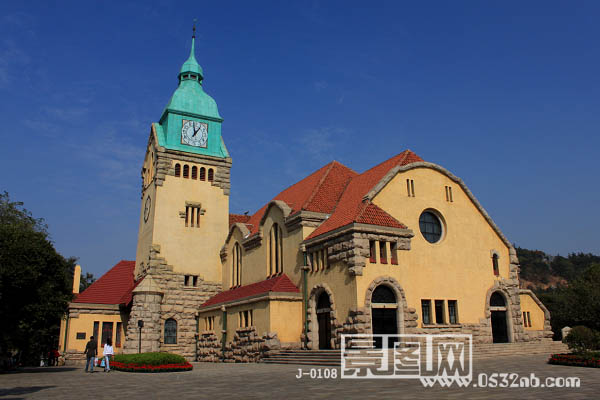 青岛基督教堂景观