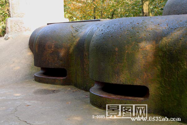 青岛山炮台德国修建铁塔自重6吨2