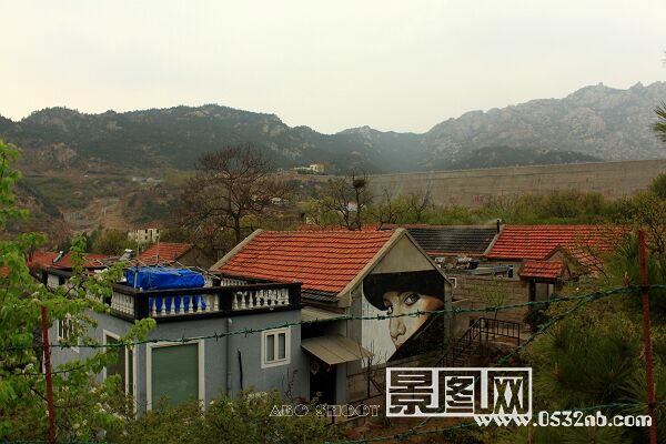 青岛崂山大河东山脉摄影风景照片