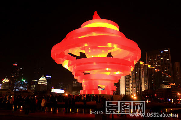 2010年12月31日元旦之夜五四广场